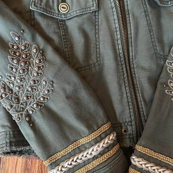 free People cropped military jacket - Picture 9 of 9